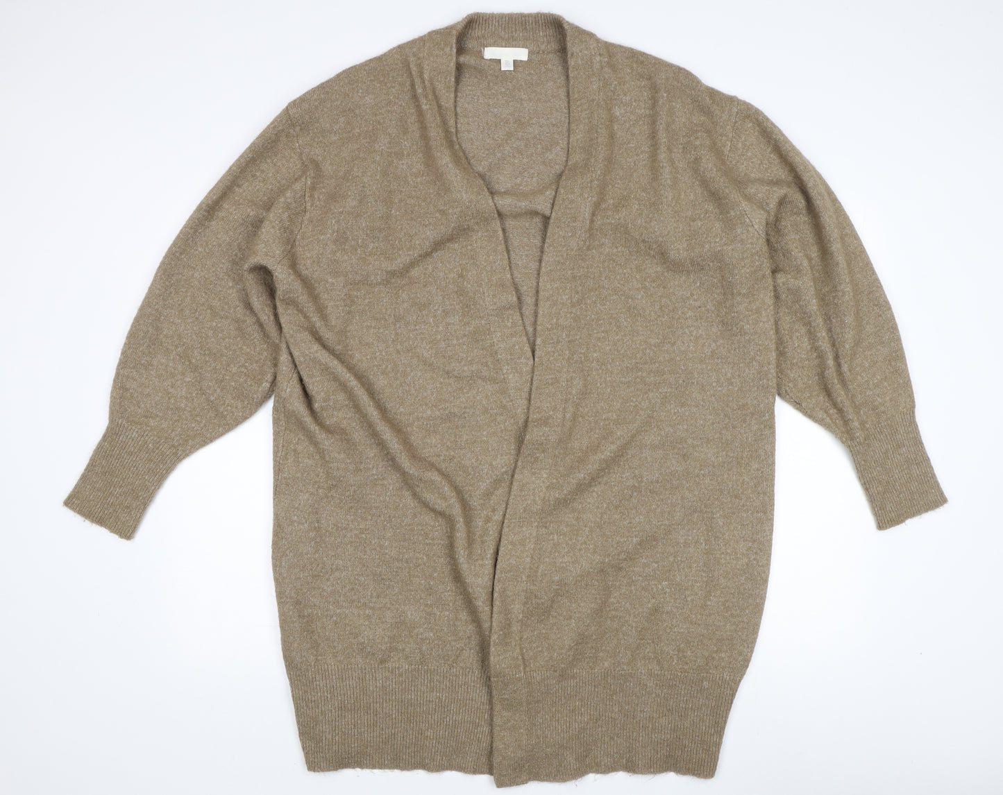 H&M Women's Beige Cardigan Jumper L