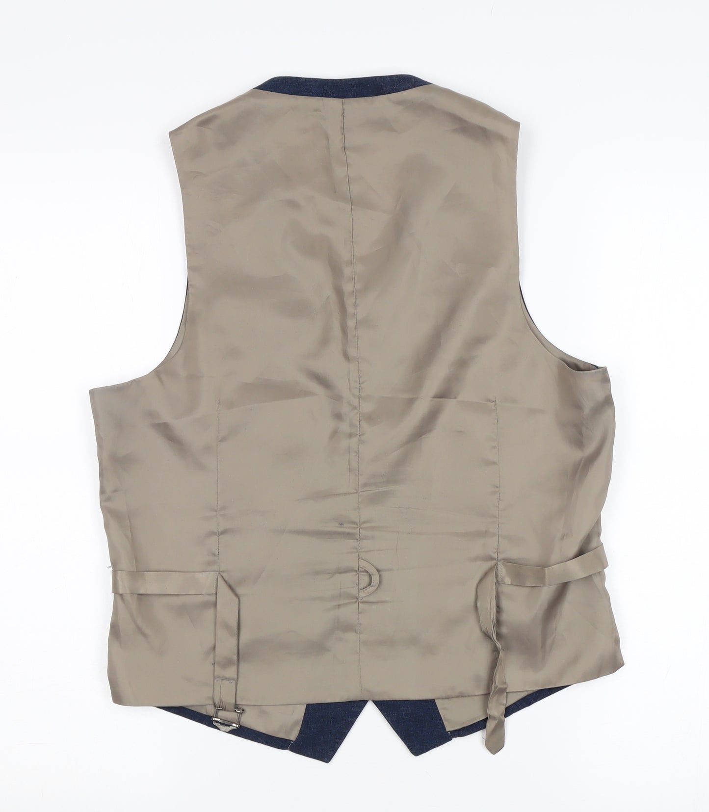 Butler & Webb Men's Blue Waistcoat - Size S