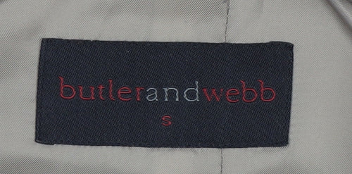 Butler & Webb Men's Blue Waistcoat - Size S