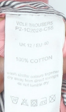 Seasalt Women's Pink Chino Trousers Size 12