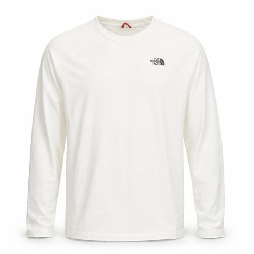 The North Face Boys White XL Long Sleeve Logo T-Shirt