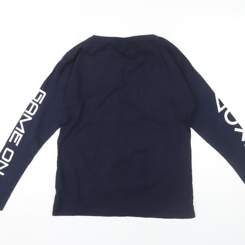 Fashion UK Boys Blue PlayStation Long Sleeve T-Shirt 14 Years