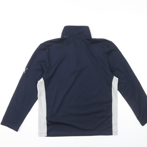 Puma Boys Blue 1/4 Zip Sweatshirt 11-12 Years