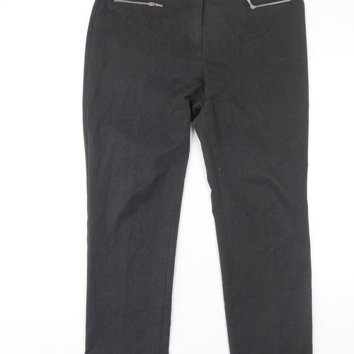 Marks and Spencer Women's Black Trousers UK 14