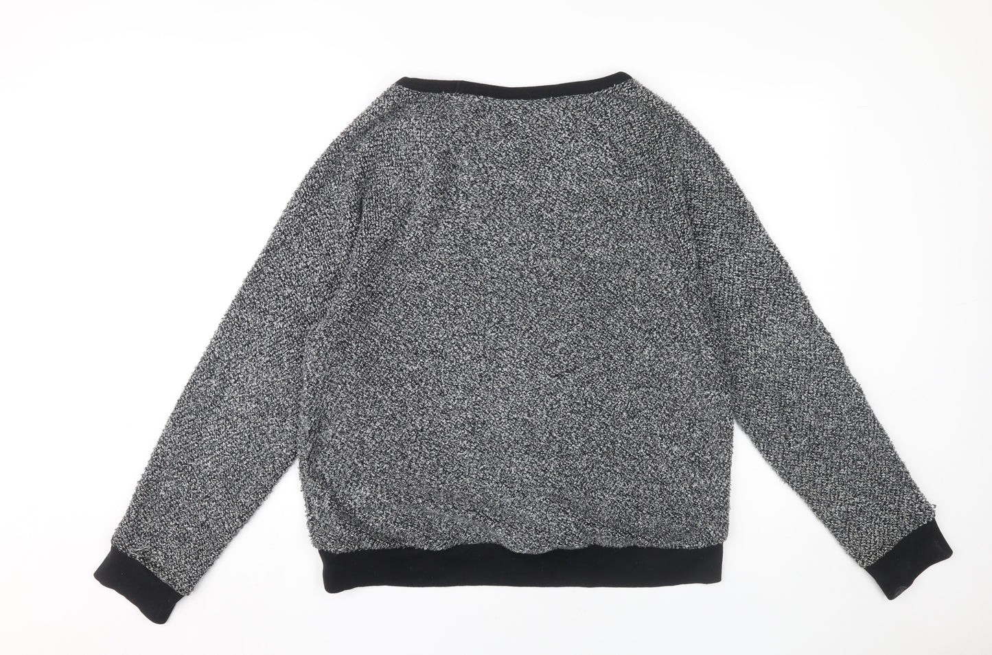 Topshop Women's Black Pullover Sweatshirt Size 14