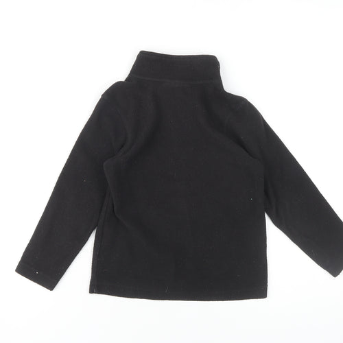 Regatta Boys Black Fleece Sweatshirt 5-6Y Outdoor Warm