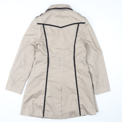 South Women's Beige Trench Coat Size 12 - Casual Wear