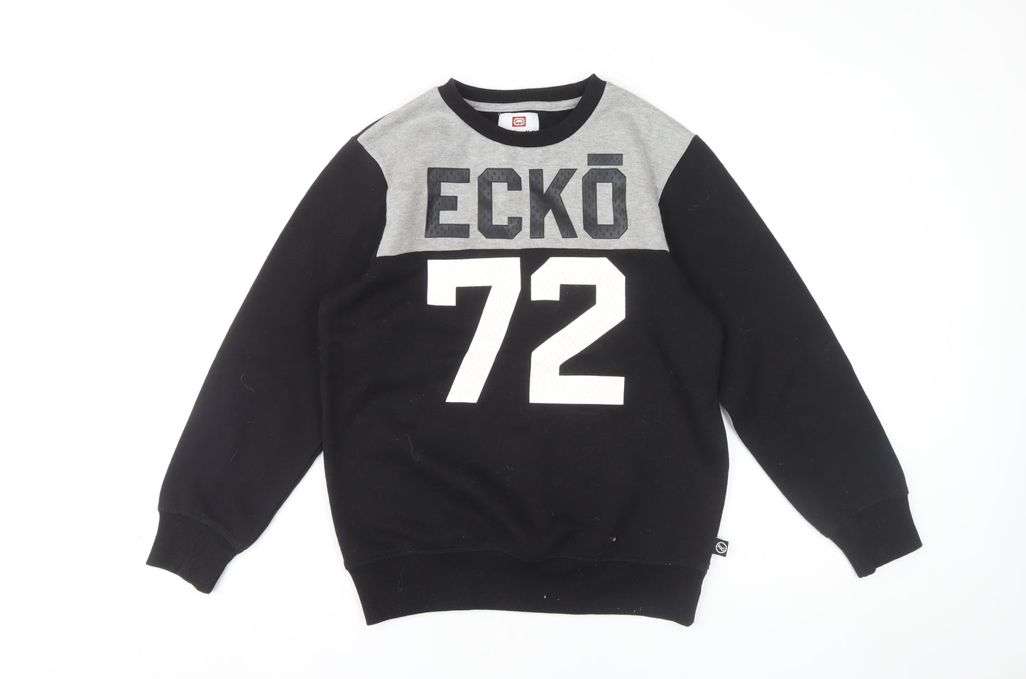 Ecko Unltd Boys Black Pullover Sweatshirt 12-13 Years