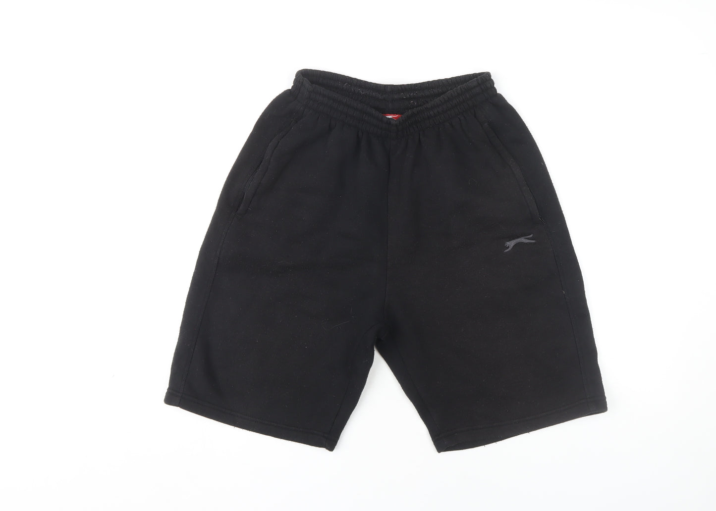 Slazenger Men's Black Shorts S, Fleece, Casual Comfort