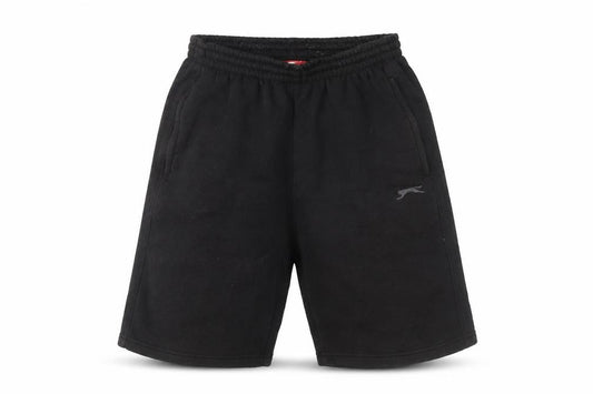 Slazenger Men's Black Shorts S, Fleece, Casual Comfort