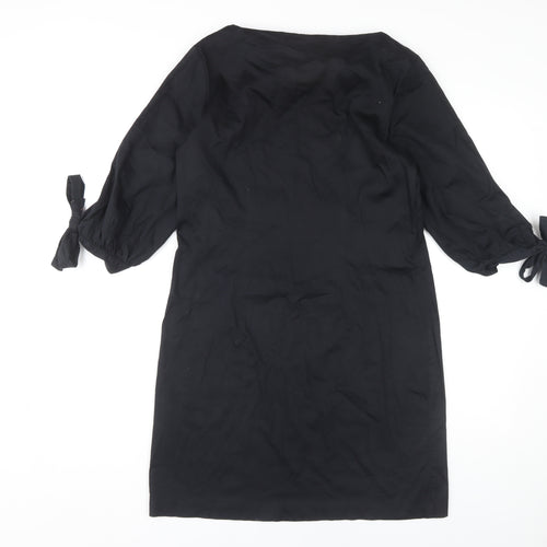 H&M Women's Black Sheath Dress, Size 8, Elegant & Versatile