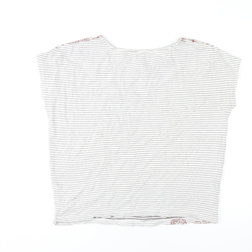 White Stuff Women's Multicoloured Stripe T-Shirt L