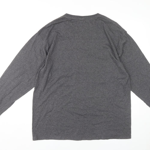 Delta Pro Weight Men's Grey XL Eagles Long Sleeve T-Shirt