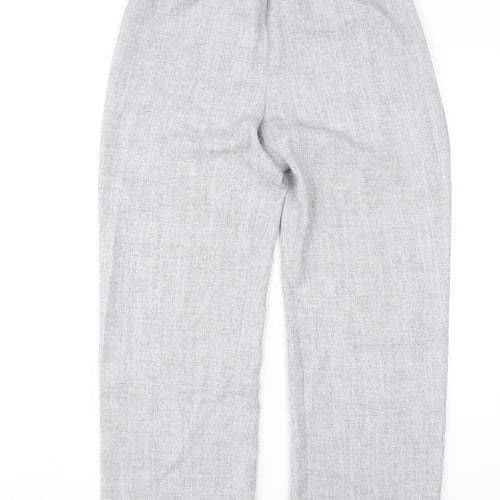 Eastex Women's Grey Straight Leg Trousers Size 10