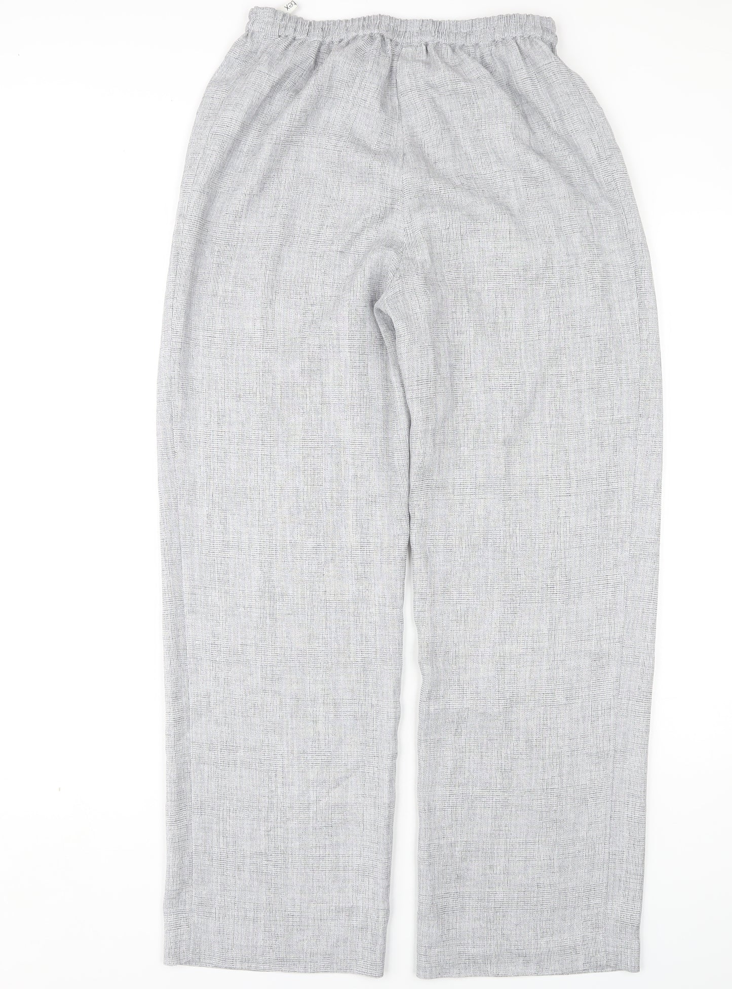 Eastex Women's Grey Straight Leg Trousers Size 10