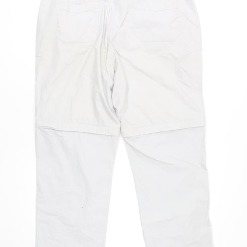 Mountain Warehouse Women's Ivory Cargo Trousers Size 16