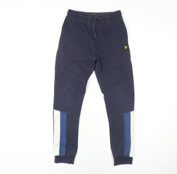 Lyle & Scott Boys Navy Joggers 10-11 Years Colourblock