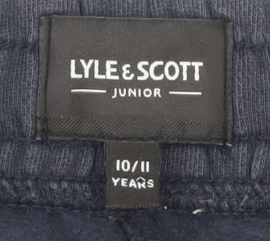 Lyle & Scott Boys Navy Joggers 10-11 Years Colourblock