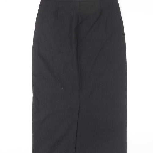 DKNY Women's Black Pencil Skirt Size 4 Wool Workwear
