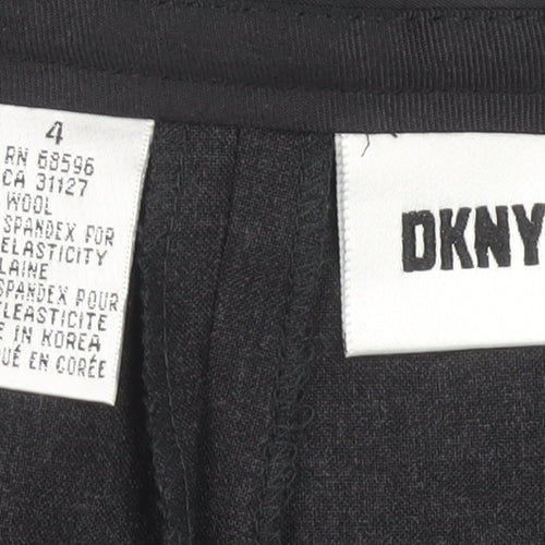 DKNY Women's Black Pencil Skirt Size 4 Wool Workwear