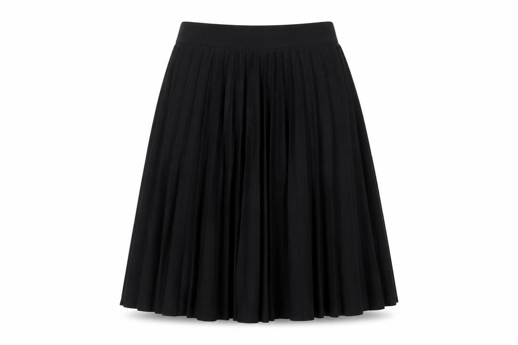 Front view of Next Women's Black Pleated Skirt, size 8