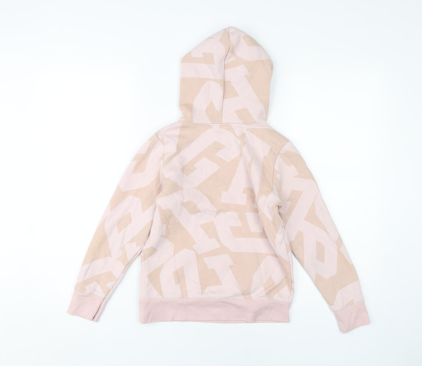 GAP Girls Pink Pullover Hoodie M Graphic Print