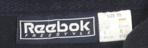 Reebok Women's Black Vest Hoodie Size 10