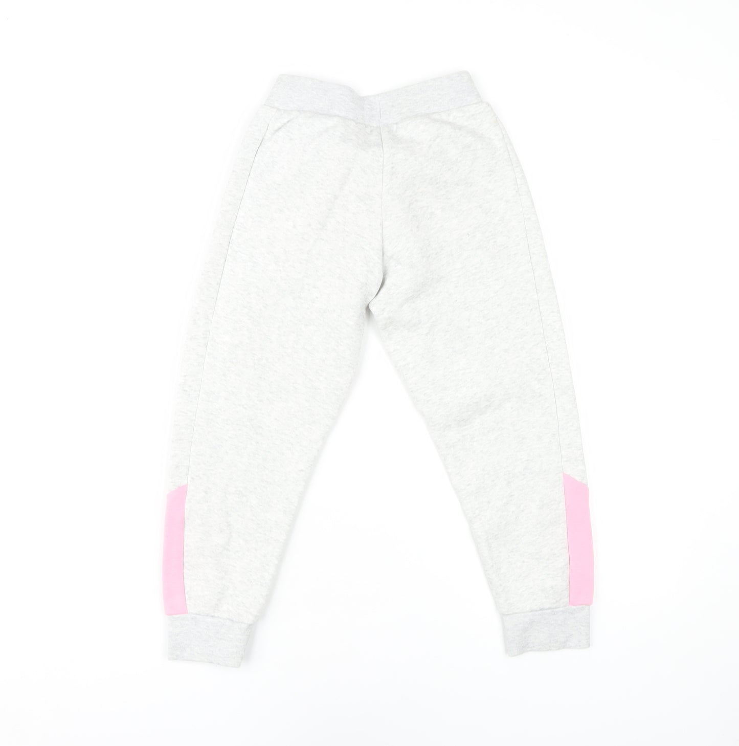 Adidas Girls Grey Jogger Trousers Size 5-6 Years