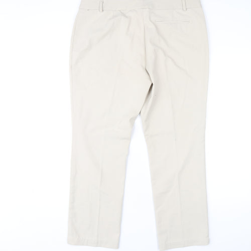 Marks and Spencer Women's Beige Dress Trousers Size 16