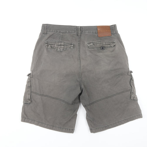 Firetrap Men's Grey Cargo Shorts - M, Regular Fit