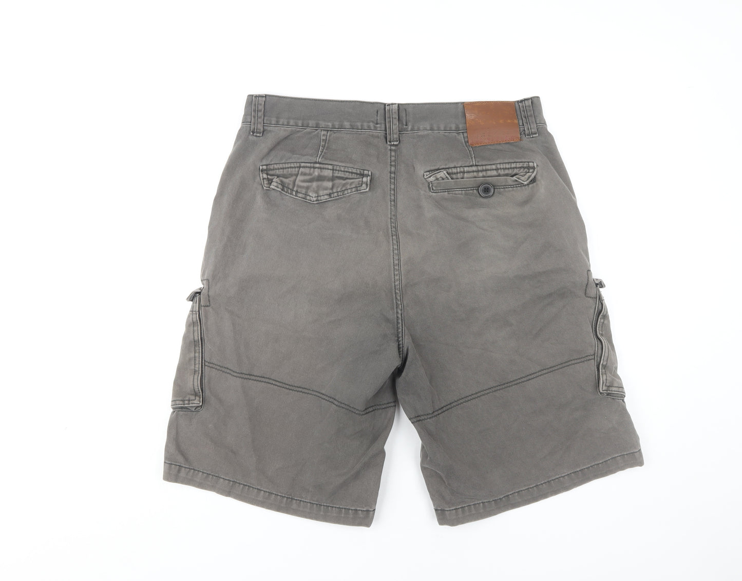 Firetrap Men's Grey Cargo Shorts - M, Regular Fit