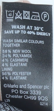 Marks and Spencer Women's Black Pencil Skirt Size 12