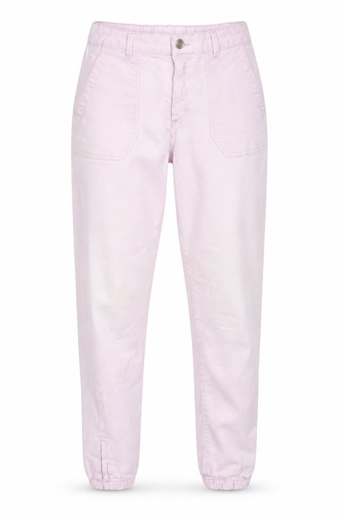 Front view of Marks & Spencer Women's Pink Jogger Trousers, size 12