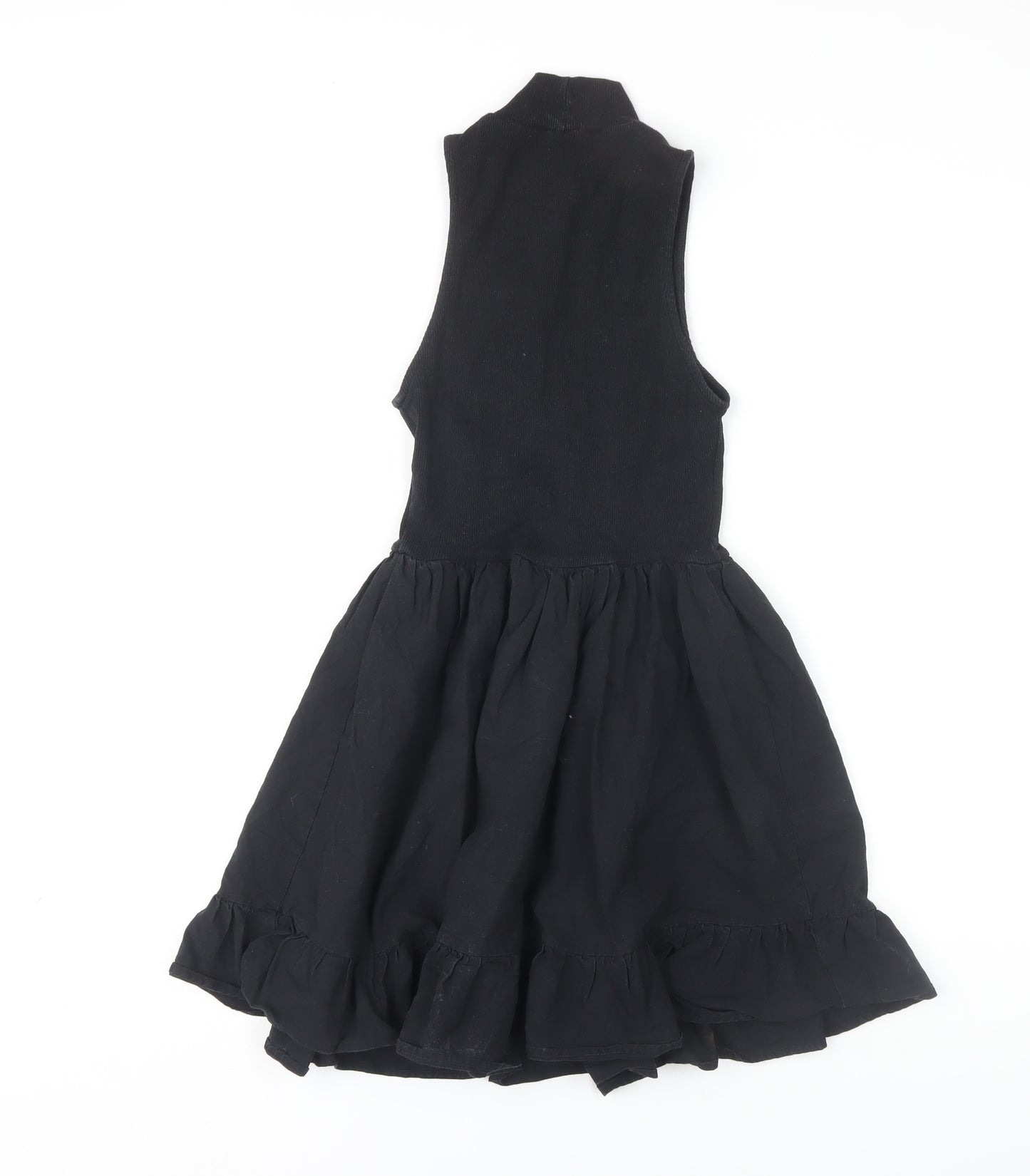 Zara Women's Black A-Line Sleeveless Dress S