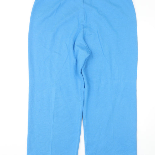 Faber Woman Blue Trousers Size 22 Straight Leg