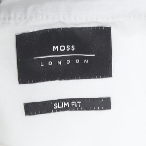 Moss London Slim Fit Grey Plaid Dress Pants 32