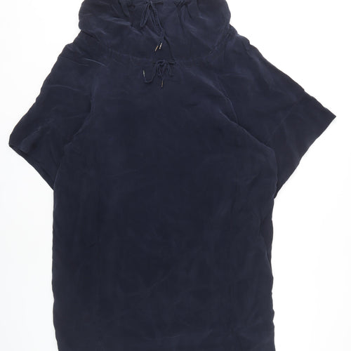 COS Women Blue Dress Size 14 with Drawstring