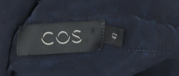 COS Women Blue Dress Size 14 with Drawstring