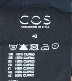 COS Women Blue Dress Size 14 with Drawstring