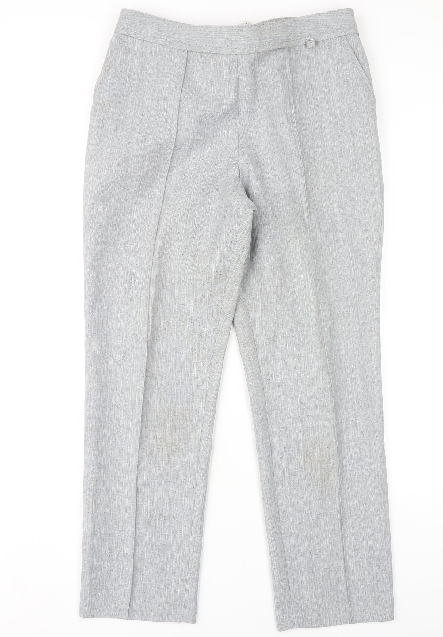 Marks and Spencer Women's Grey Trousers Size 12 Workwear