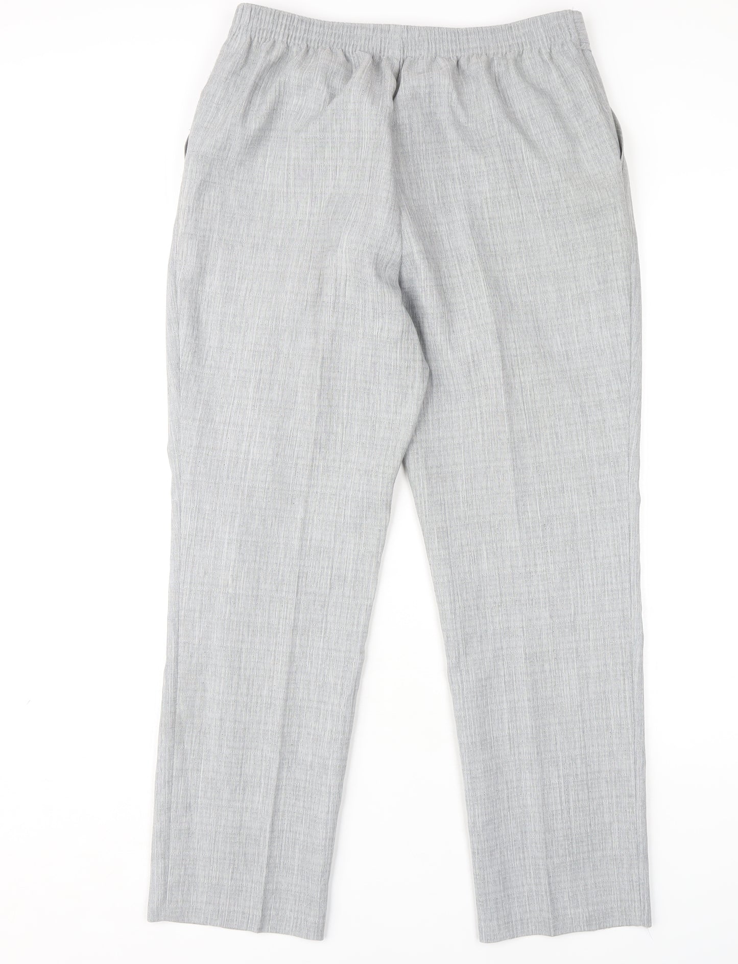 Marks and Spencer Women's Grey Trousers Size 12 Workwear