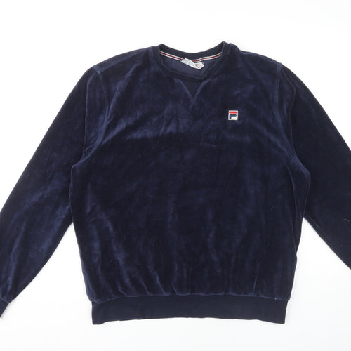 Fila Unisex Blue Velvet Sweatshirt L
