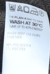 Marks and Spencer Women's Check Trousers Brown Size 20