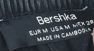 Bershka Women's Black Jogger Trousers, Size M