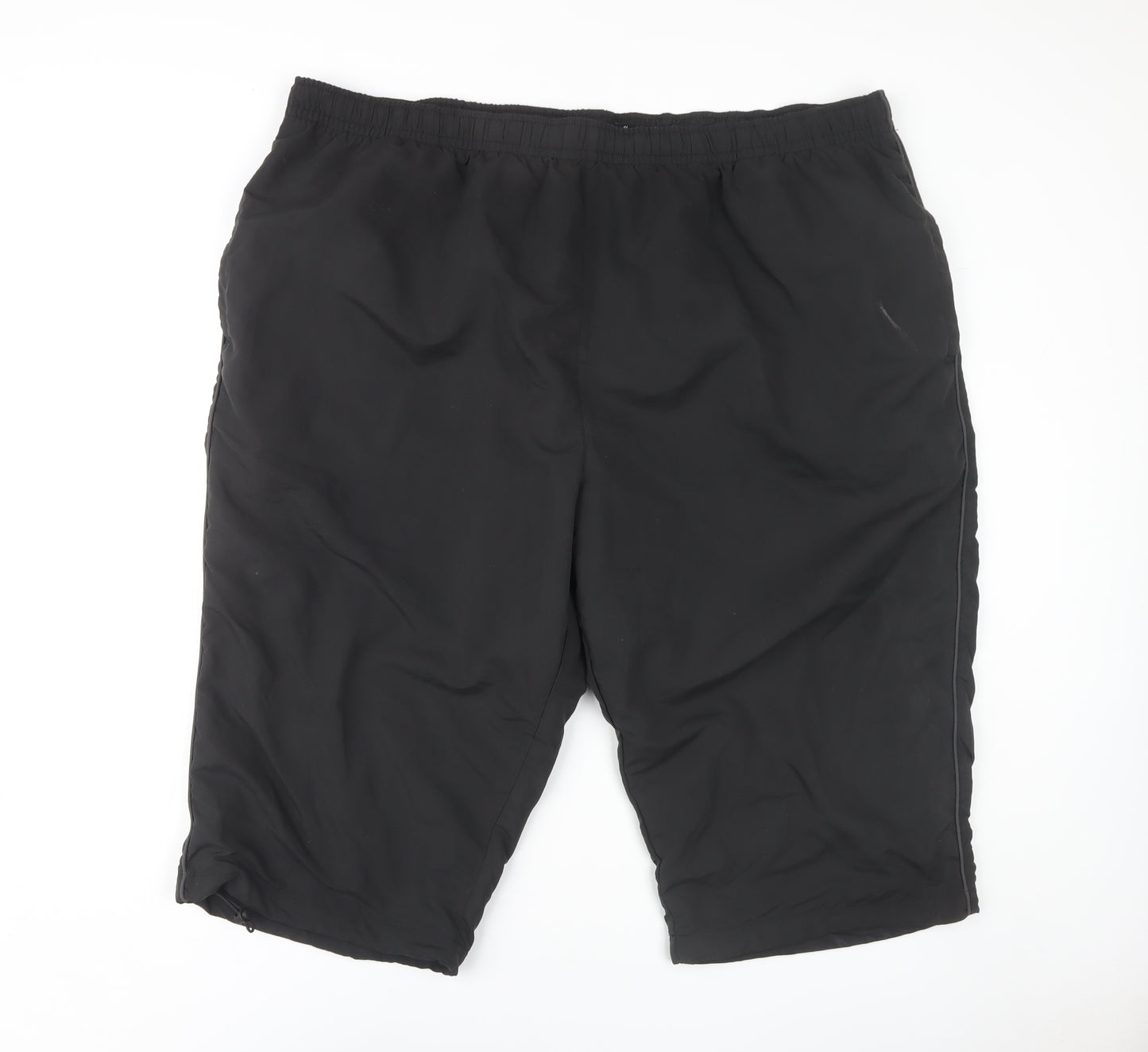 Capsule Men Black Casual Elastic Waist Shorts