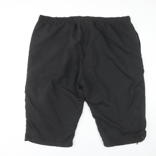 Capsule Men Black Casual Elastic Waist Shorts