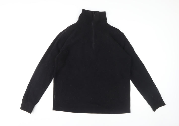 Trespass Men's Black S Fleece Sweatshirt 1/4 Zip