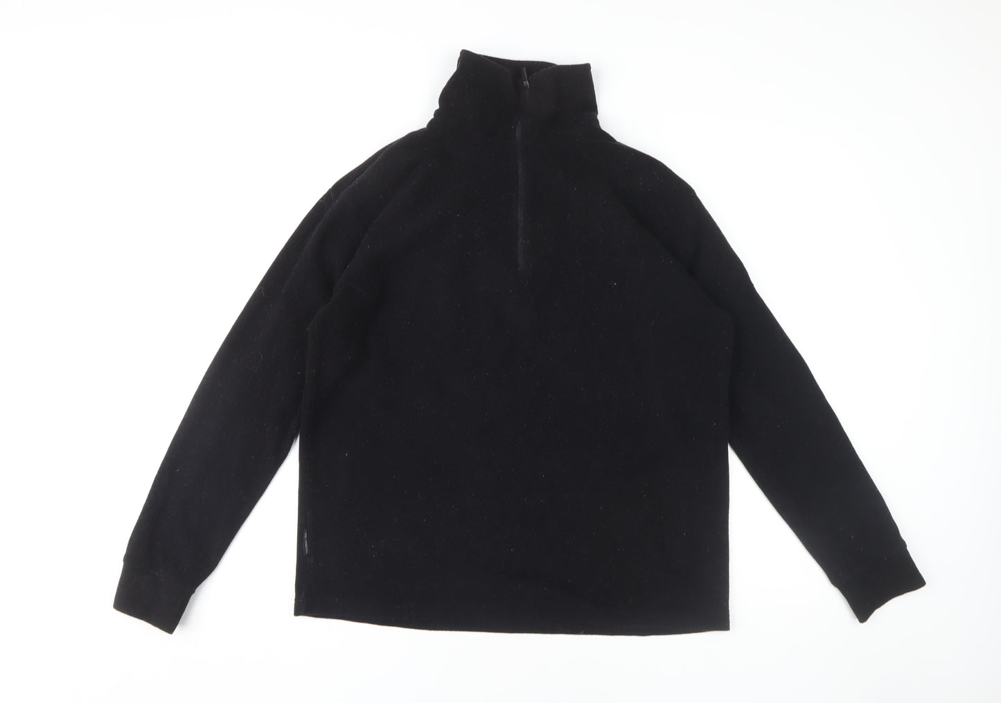 Trespass Men's Black S Fleece Sweatshirt 1/4 Zip