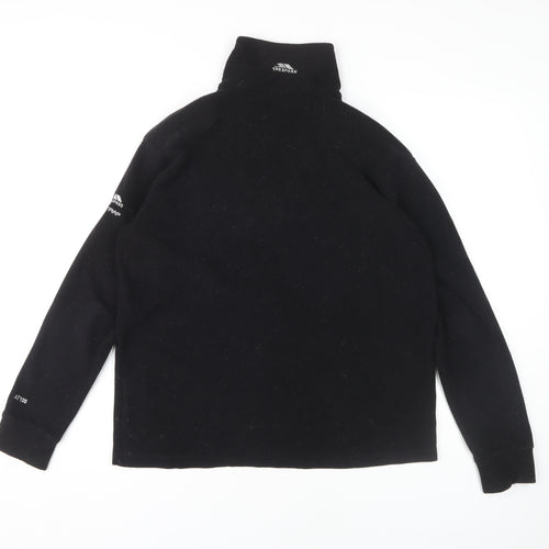 Trespass Men's Black S Fleece Sweatshirt 1/4 Zip