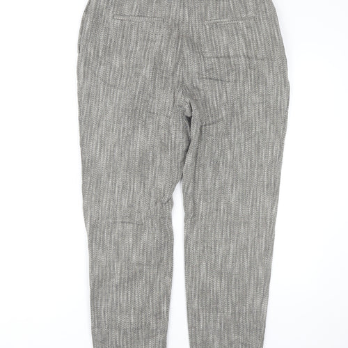 Marks and Spencer Women’s Grey Herringbone Trousers